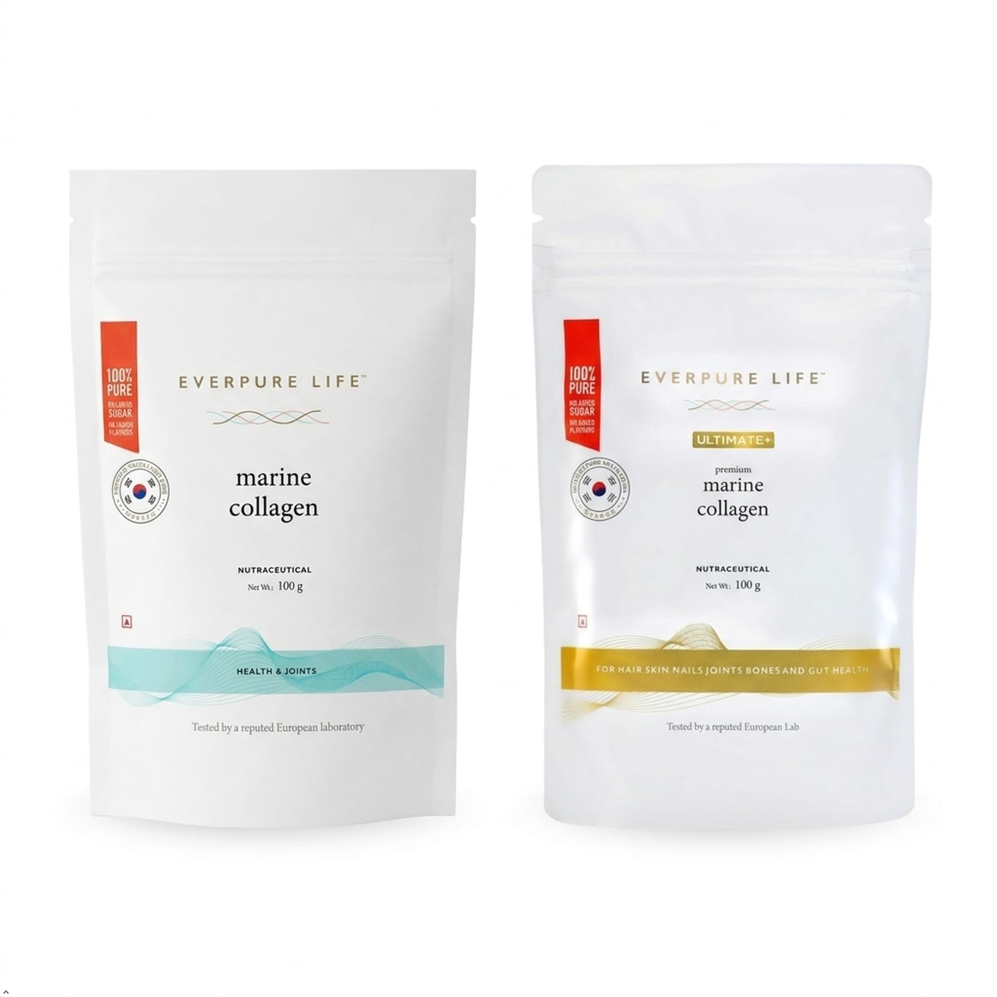 Ultimate+ Marine Collagen Powder (200g) | Hydrolysed Korean Supplement Peptides Type I & III for Skin, Hair, Nails & Bones | Clinically Proven | No Added Sugar & Unflavoured — Amazon image 15