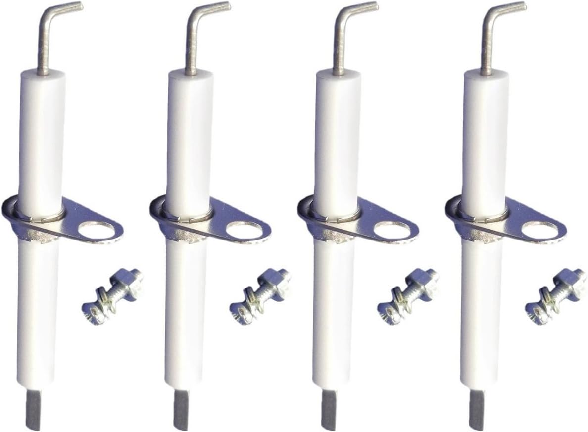 BBQ funland CE4010 (4-Pack) Ceramic Electrode Replacement for Select Gas Grill Models by Aussie, BBQ Grillware and Others