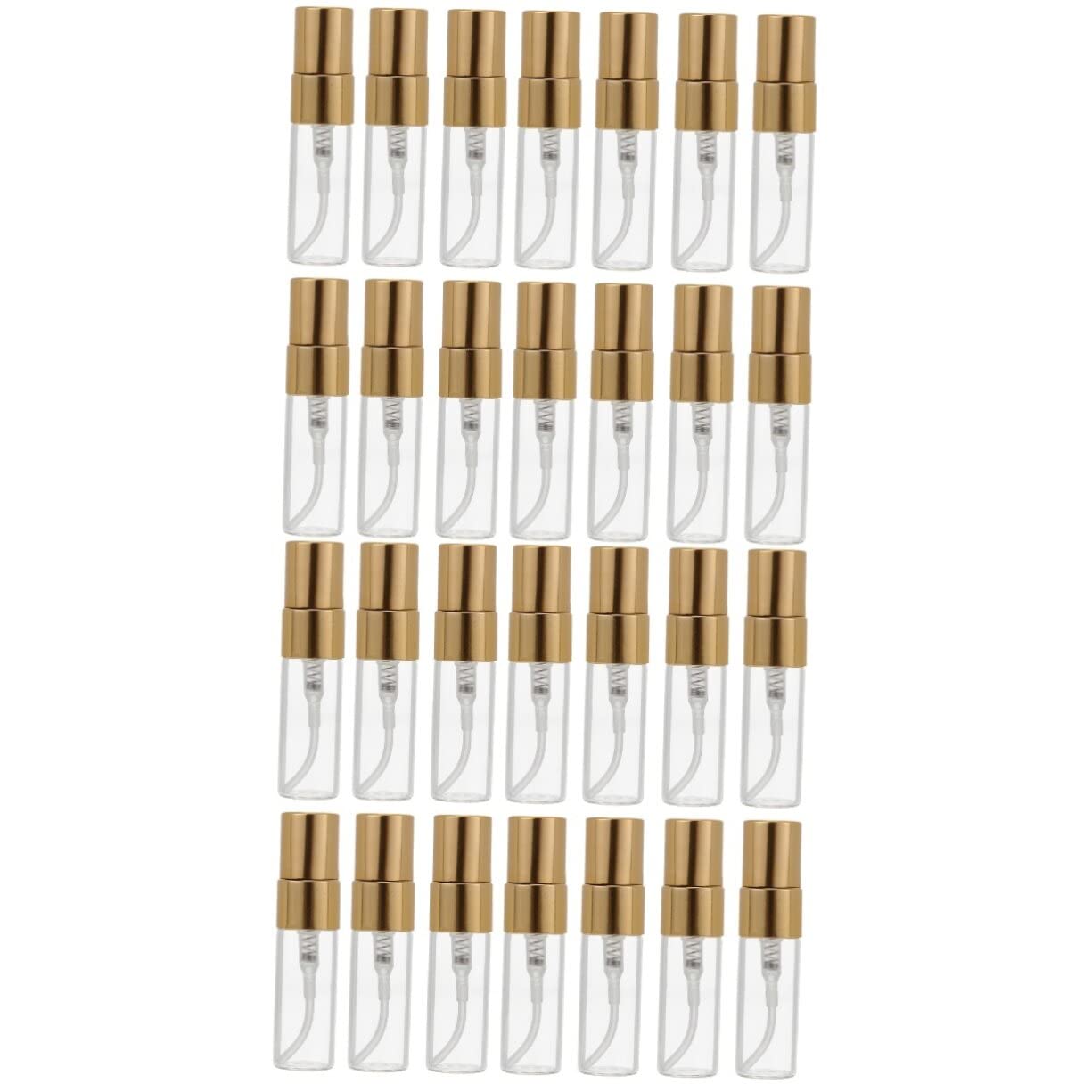 minkissy 40piezas Botellas De Perfume Mini De Frascos De Reutilizables Para Viaje Atomizadores De Spray Portátiles Para Cosméticos y Fragancias