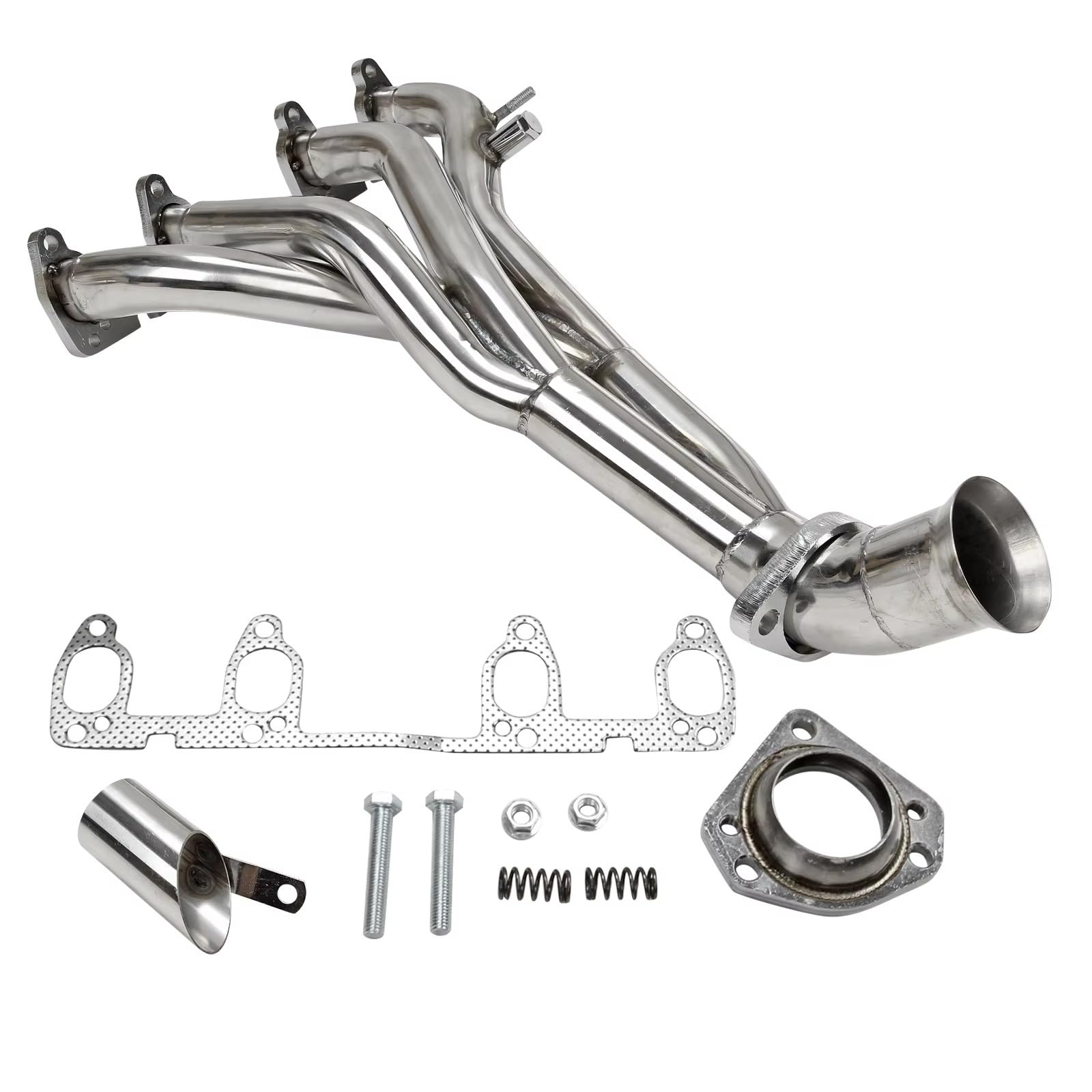 Tuyau D'Echappement Voiture Pour 1985-1998 Pour VW 8V 1,8L/2,0L-pour Golf Pour Mk2/pour Mk3 Pour GTI, Pour Les Collecteurs D'échappement Jetta Race Tuyau D'échappement Turbo