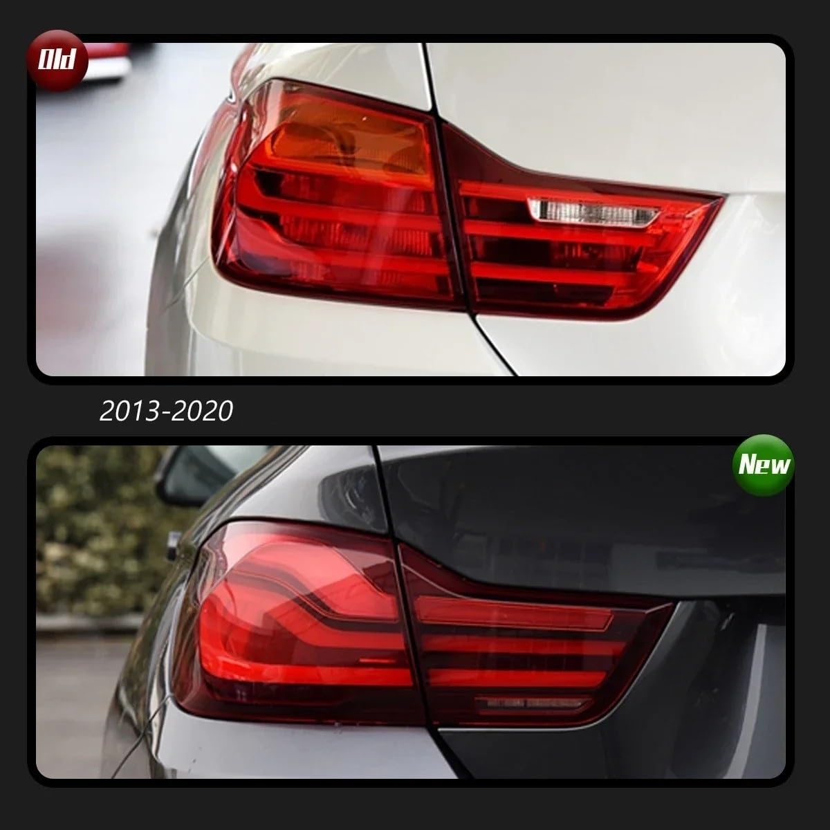 Lampka Ostrzegawcza Tyłowa Samochodu Lampka Hamulcowa Lampka Sygnałowa Dla BMW 4 Series M4 F32 F36 F82 2013 2014 2015 2016 2017 2018 2019 2020(Red)