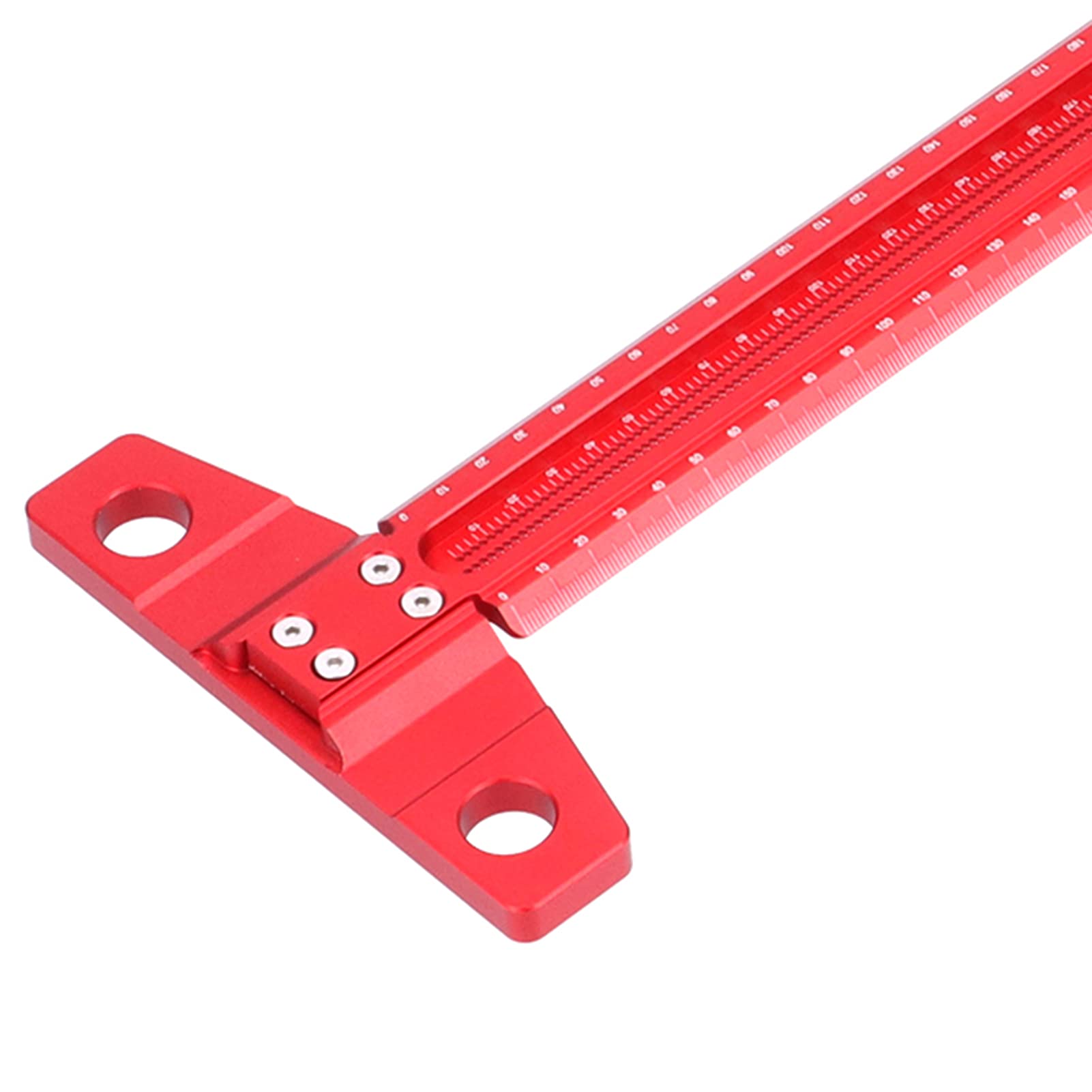 CHICIRIS Regla cuadrada en T de aleación de aluminio para carpintería precisa y medición para carpinteros y carpinteros (600 mm)