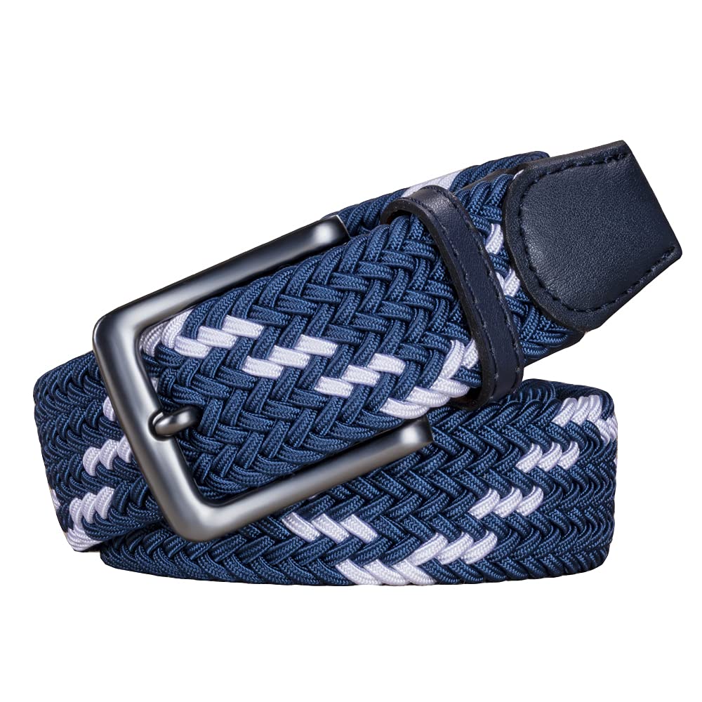 AGEA Elastic Stretch Woven Braided Waist Belt for Men and Women