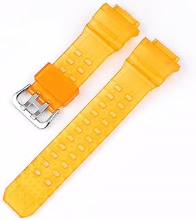 ALMVIS Strap GW-9400 Rubber Watch Band Replacement Men Resin Silicone Sport Waterproof Wrist Bracelet Accessories Fit for Casio Fit for G-Shock Band Replacement (Color : Orange, Size : Gw-9400)