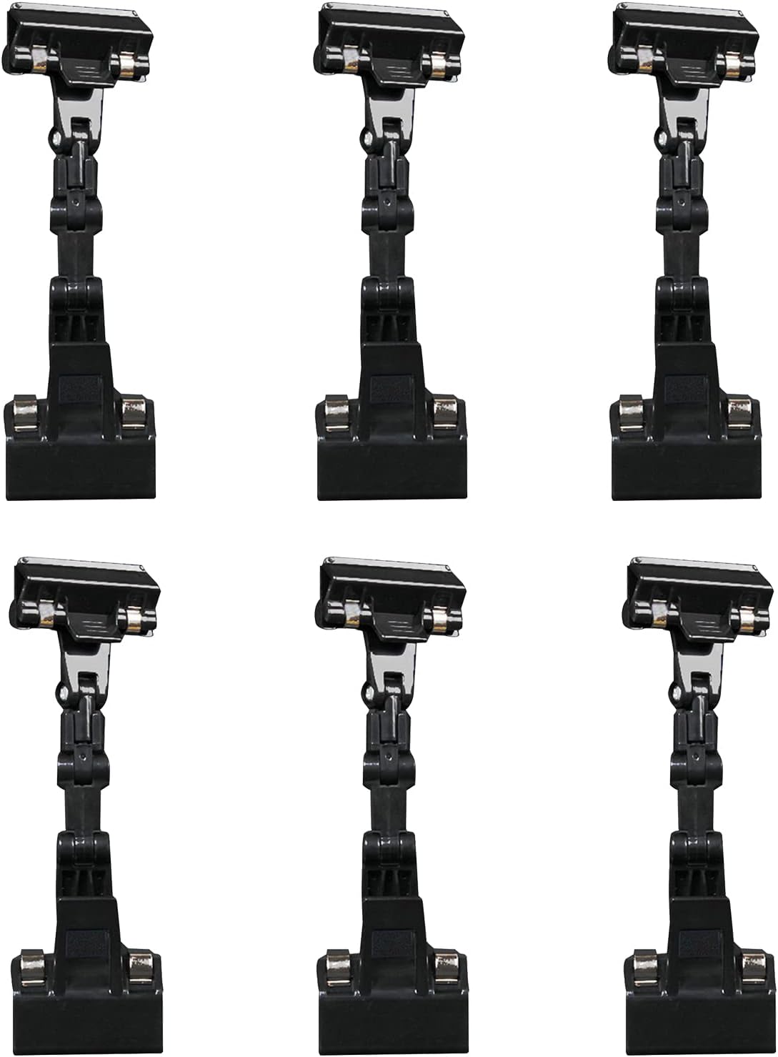 6 Pack Adjustable Document Holder Clips Flexible Copy