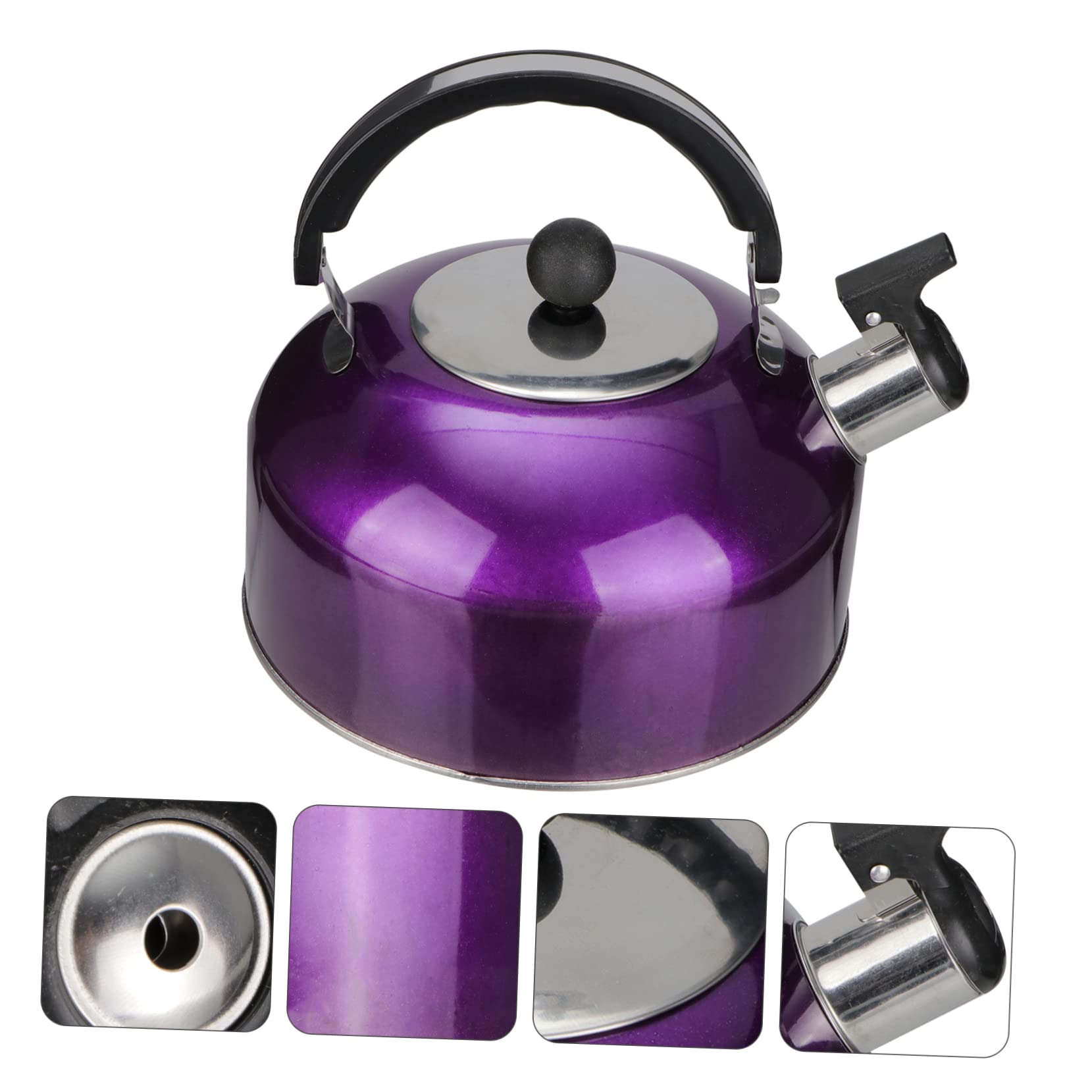 Luxshiny Kettle Stovetop Water Pitcher Ergonomic Handle for Induction and Gas Cookers Use Gradient