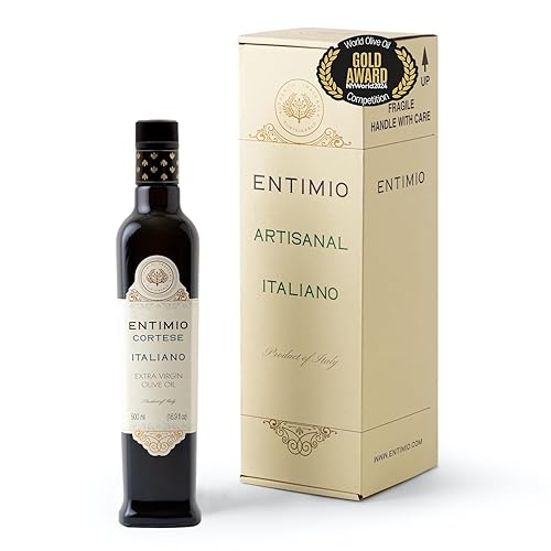 Entimio Cortese Aceite de oliva orgánico medio de cosecha 2021 extra virgen de Toscana, Italia galardonado, alto en polifenoles, aceite de oliva