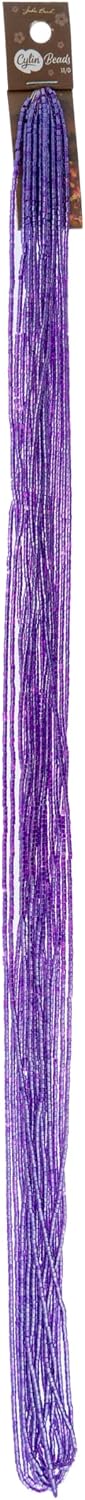 John Bead 23g Cylin Beads Lavender Gemdust 11/0 Glass Cylindrical Seed Beads for Jewelry Bracelets Necklaces Earrings Making Embroidery