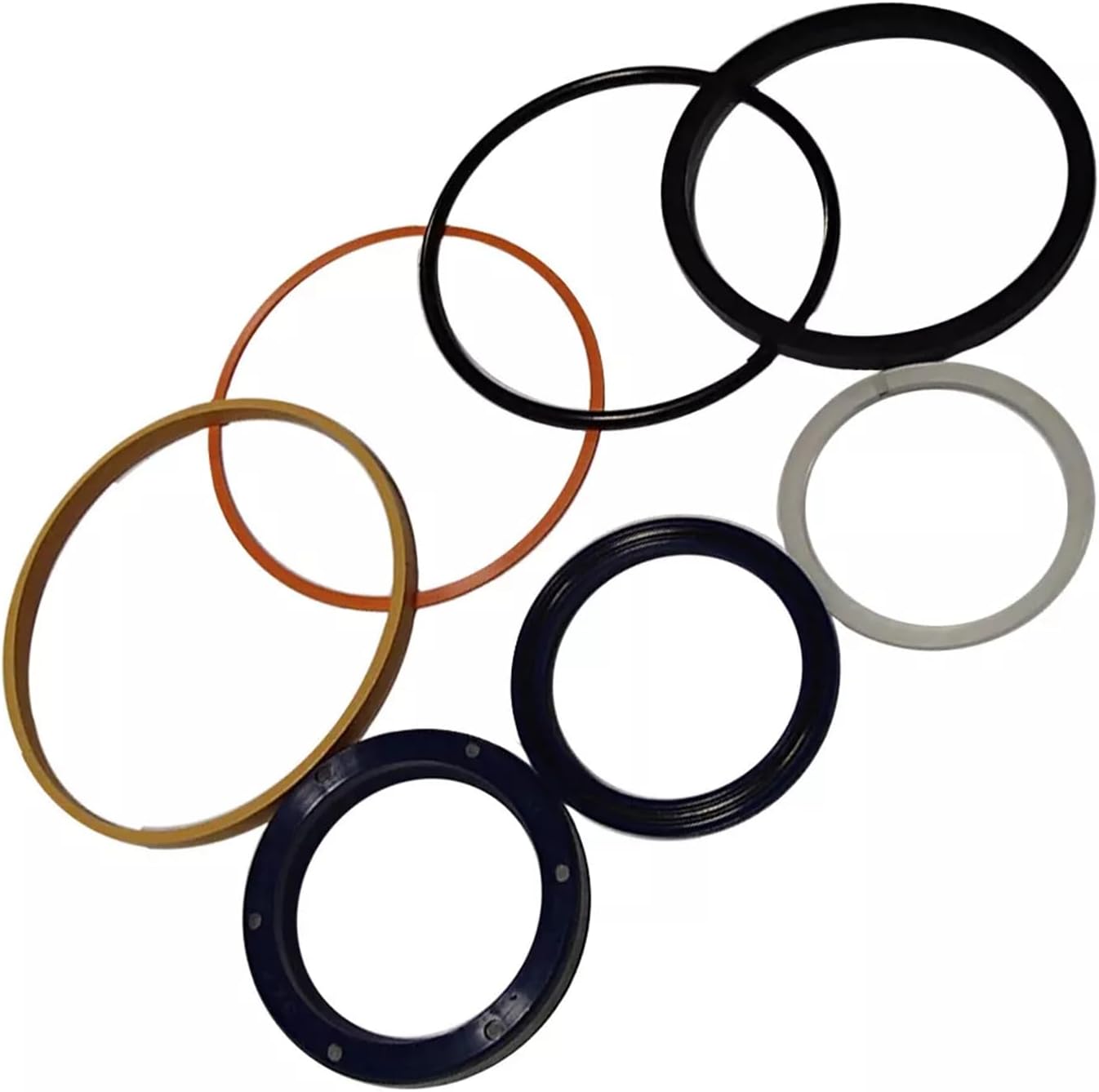 Hydraulic Cylinder Seal Kit 85804742 Compatible For New Holland 555E 575E 655E 675E Loader