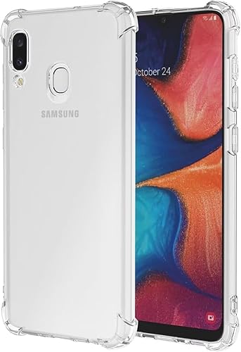 Nextway Case Compatible with Samsung Galaxy A50 / A50s – Hybrid Clear Shockproof Cover, Heavy Duty Rugged Bumper, Anti-Slip Anti-Scratch Armor Protective Transparent