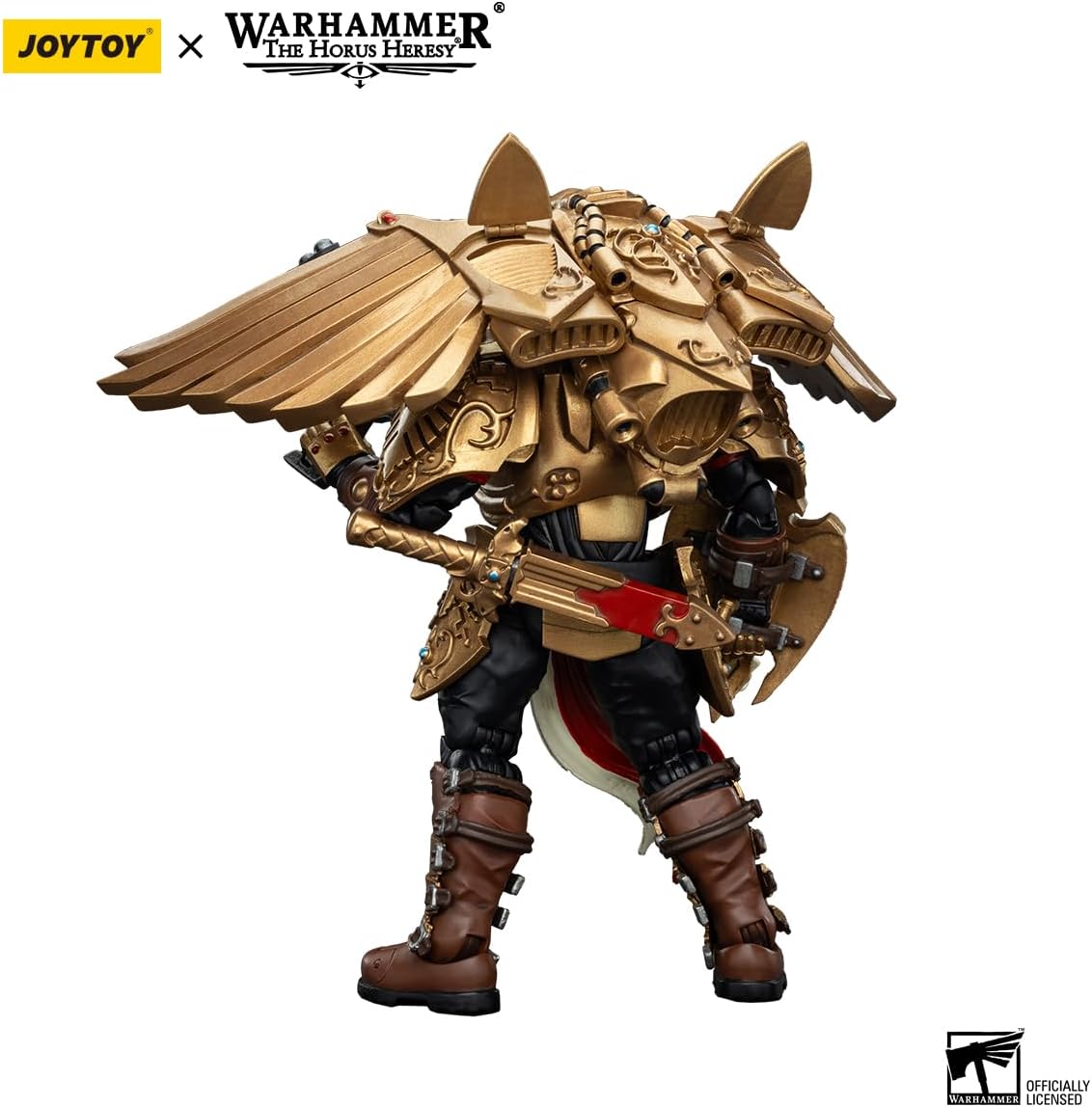 JOYTOY Warhammer The Horus Heresy Legio Custodes Custodian Venatari Squad Venatari with Kenetic Destroyer 2, 1:18 Scale 5.4in Action Figure Mecha Joy Toy Collection Model