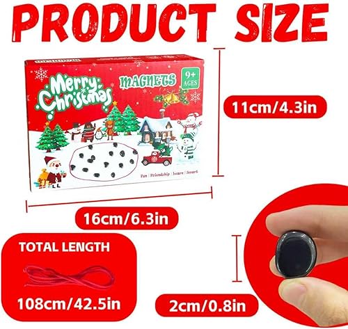 Miniatura 2 de Juego de ajedrez magnético, juego de mesa familiar, juego de mesa portátil de batalla intelectual y estrategia para noche de juegos familiares