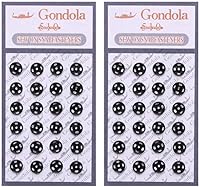 Vista 1 de 48 botones de cierre de metal, mini botones a presión para coser, botones de presión para ropa de muñeca, accesorios de costura para ropa