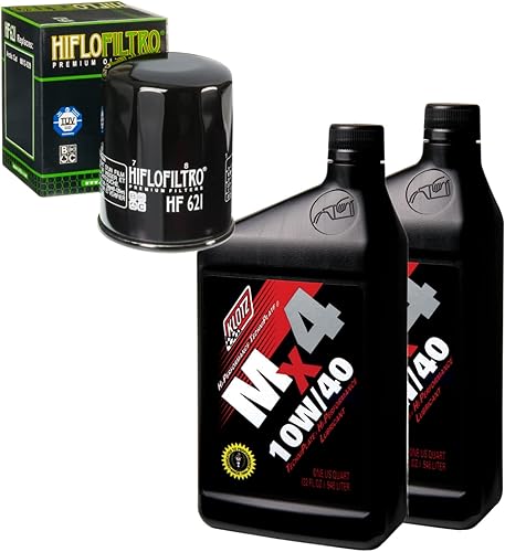 RAD Powersports Kit de cambio de aceite para Arctic Cat 2013 550 XT 4X4 MX4 Techniplate 10W-40
