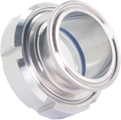 SS304 Clamp Union Sight Glass Stainless Steel Round Tank View with clamp Connection 1.5" 2" Tank (Clamp Flange 64mm)