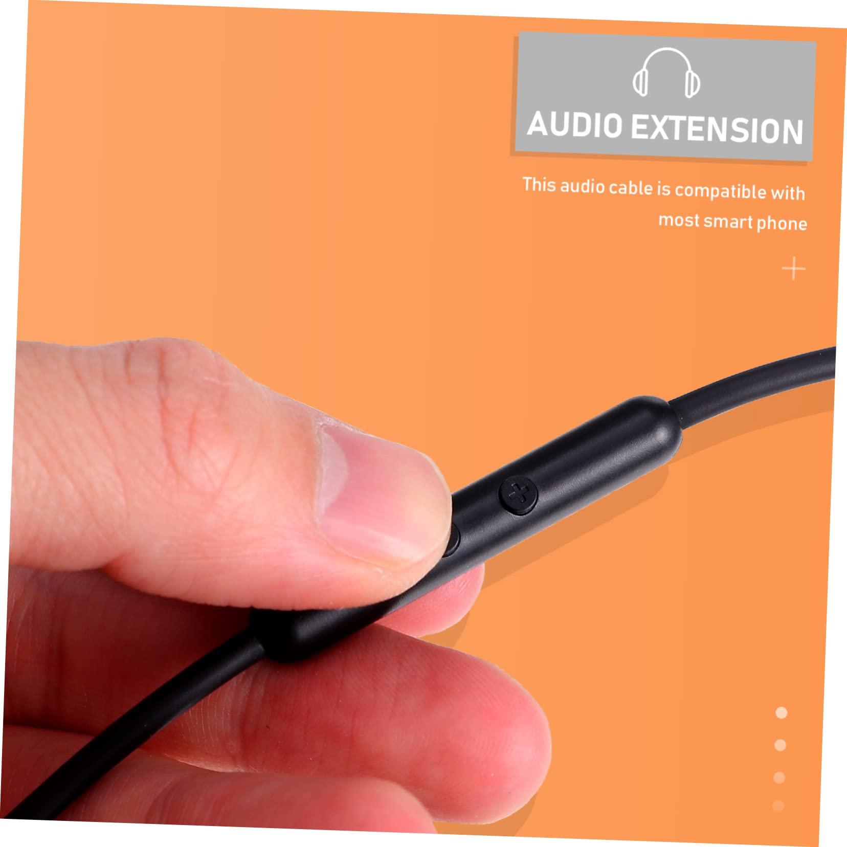 OSALADI 3pièces Câble Audio Pour Écouteurs Avec Contrôle à Distance Et Microphone Compatible Avec Pour Smartphones Et Autres Appareils