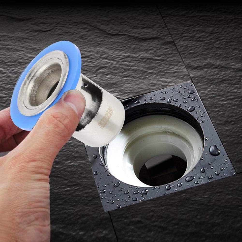 ViaGasaFamido Shower Drain with One Way Valve for Bathroom Kitchen Floor Drain Seal Resists Odors Insects Waterproof Pipe Trap - Image 5