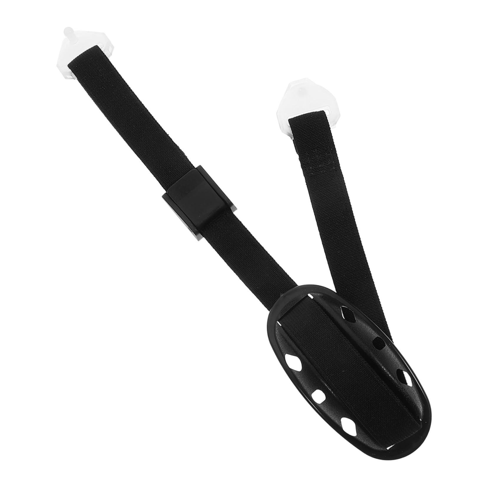 Jugulaire réglable noire Ipetboom en polyester pour casque de chantier