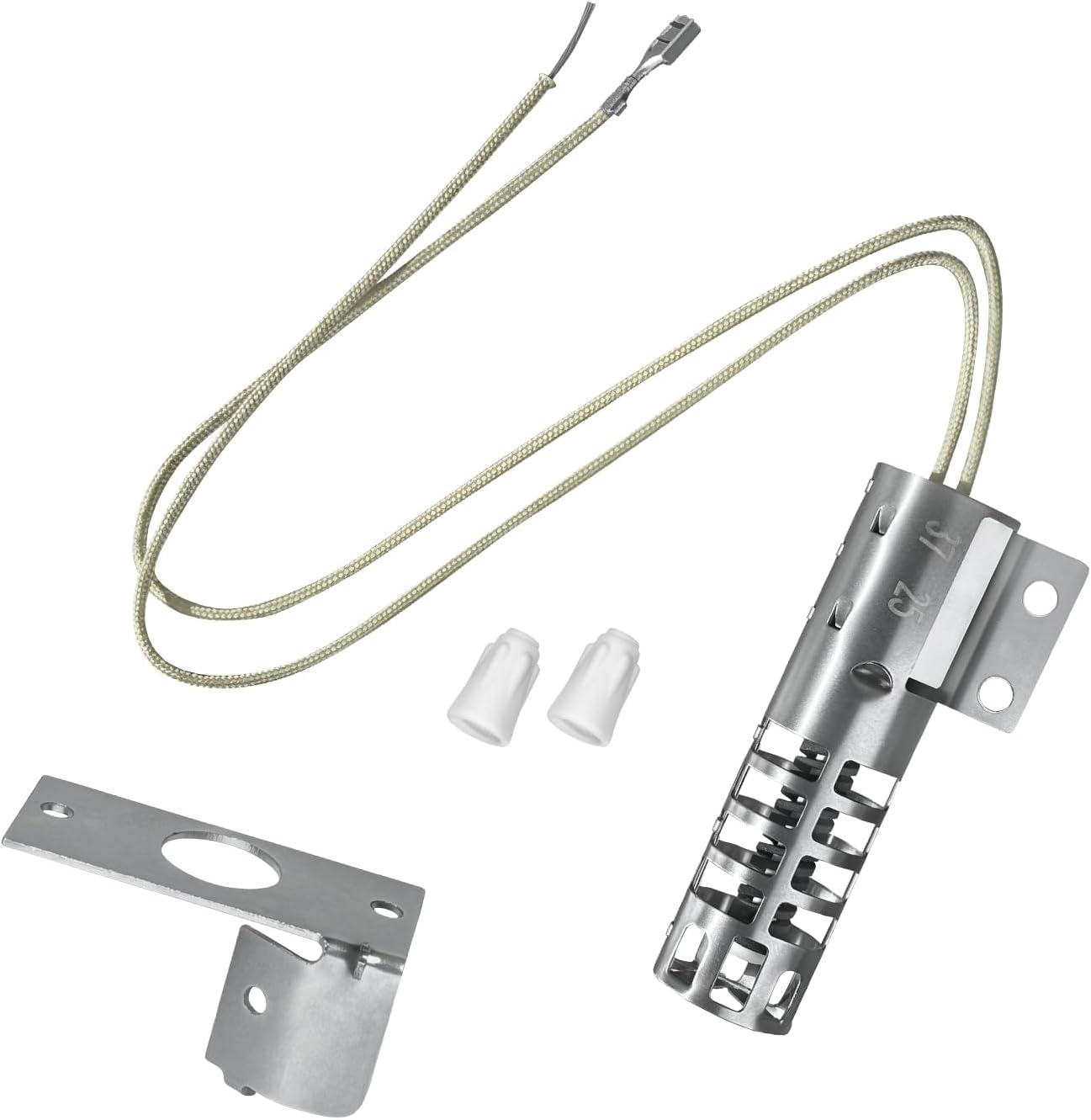 WB02X9154 WB13K10027 Gas Range Oven Stove Round Ignitor Kit Compatible with GE, Hotpoint, Kenmore, Roper, Whirlpool – Replacement for WB2X9154 WB13K10027 WB13K3 WB13K4 300259 AP2014008 PS243425 GR403