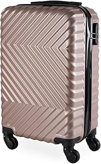 Mala de Bordo em ABS Com 4 Rodas 360 - Roncalli Denver (Rose)