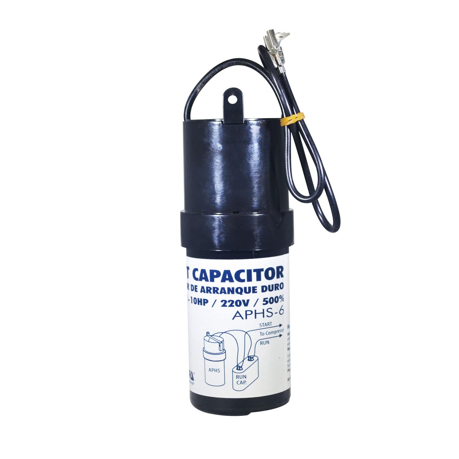 Sponsored Ad - Appli Parts APHS-6 1/12 to 10 HP, 110/220 V, 1 Ph, Hard Start kit Capacitor power pack booster for air conditionning and refrigeration compressors, Up to 500 percent Torque