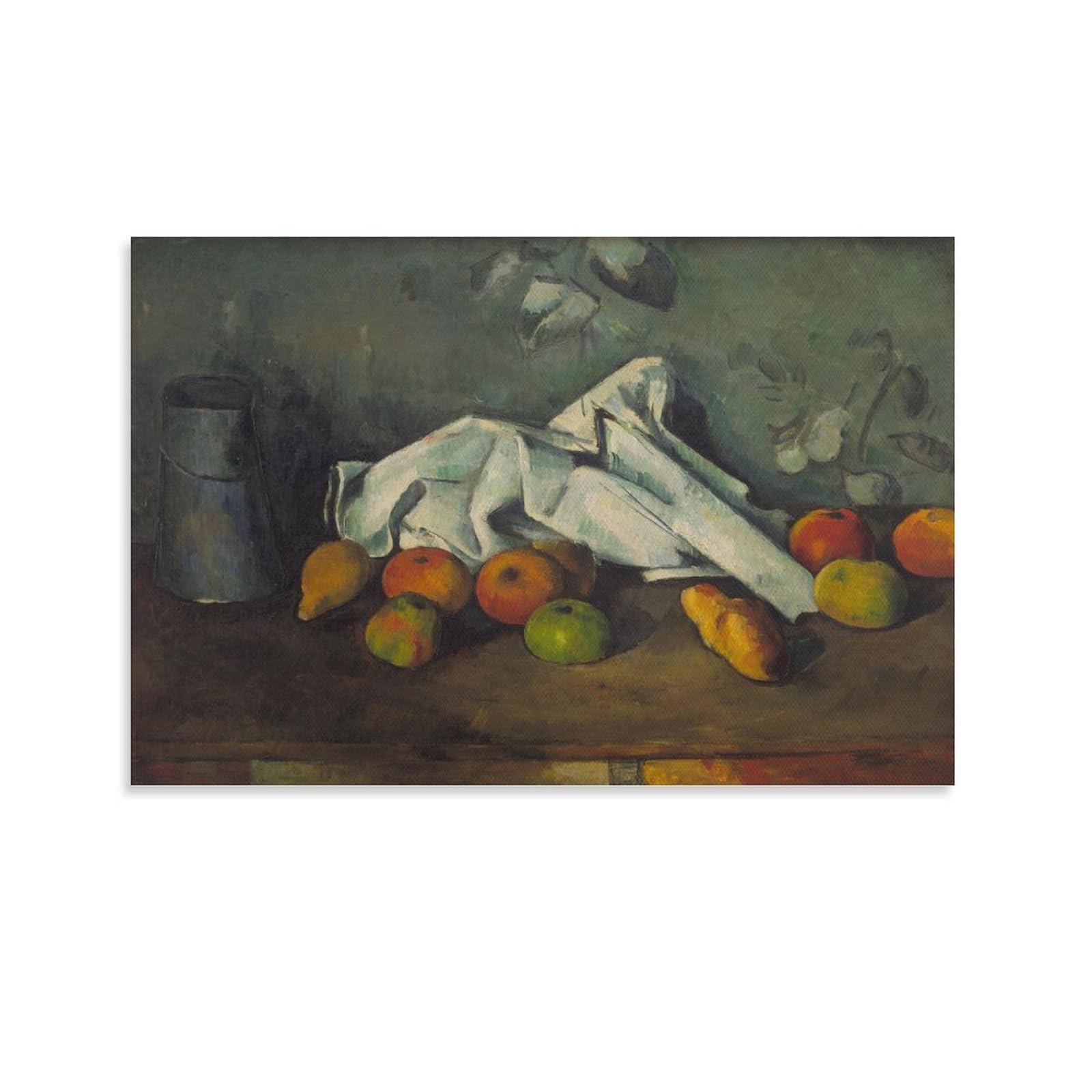 Paul Cezanne Prints Poster Paul Cézanne Boite À Lait Et Pommes Poster Cool Artworks Painting Wall Art Canvas Prints Hanging Picture Home Decor Posters Gift Idea 24x36inch(60x90cm)