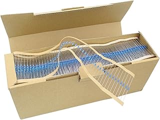 TMP1105 640pcs 64 Values 1R - 10MR 1/6W 1Percent Metal Film Resistors Assorted Kit Set