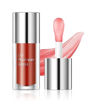 Hydrating Lip Glow Oil Korean Tinted Lip Oil - 03 Cinnamon Red
