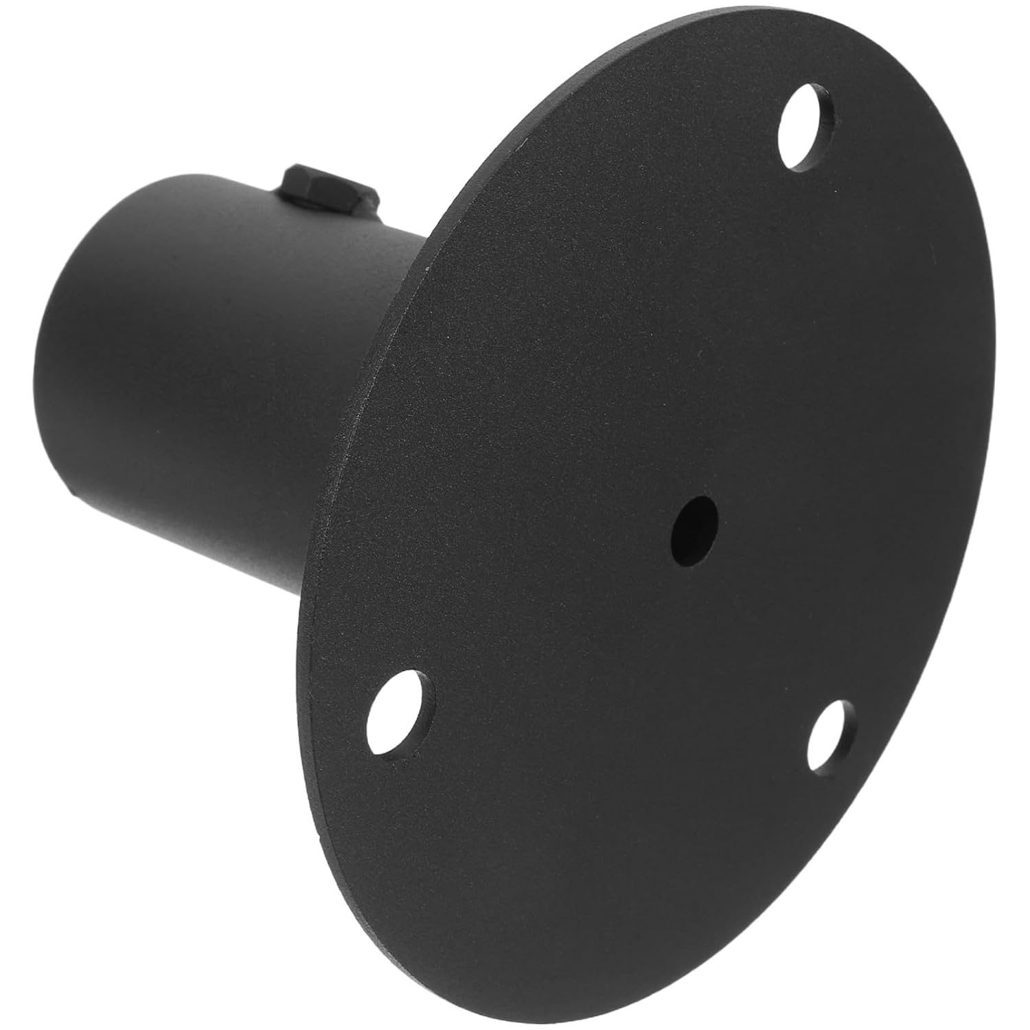 Angoily Heavy-Duty Metal Deck Flange Bracket Inner Diameter Coated for Outdoor Use for Fence Installation and Railing Support Easy to Install Screws