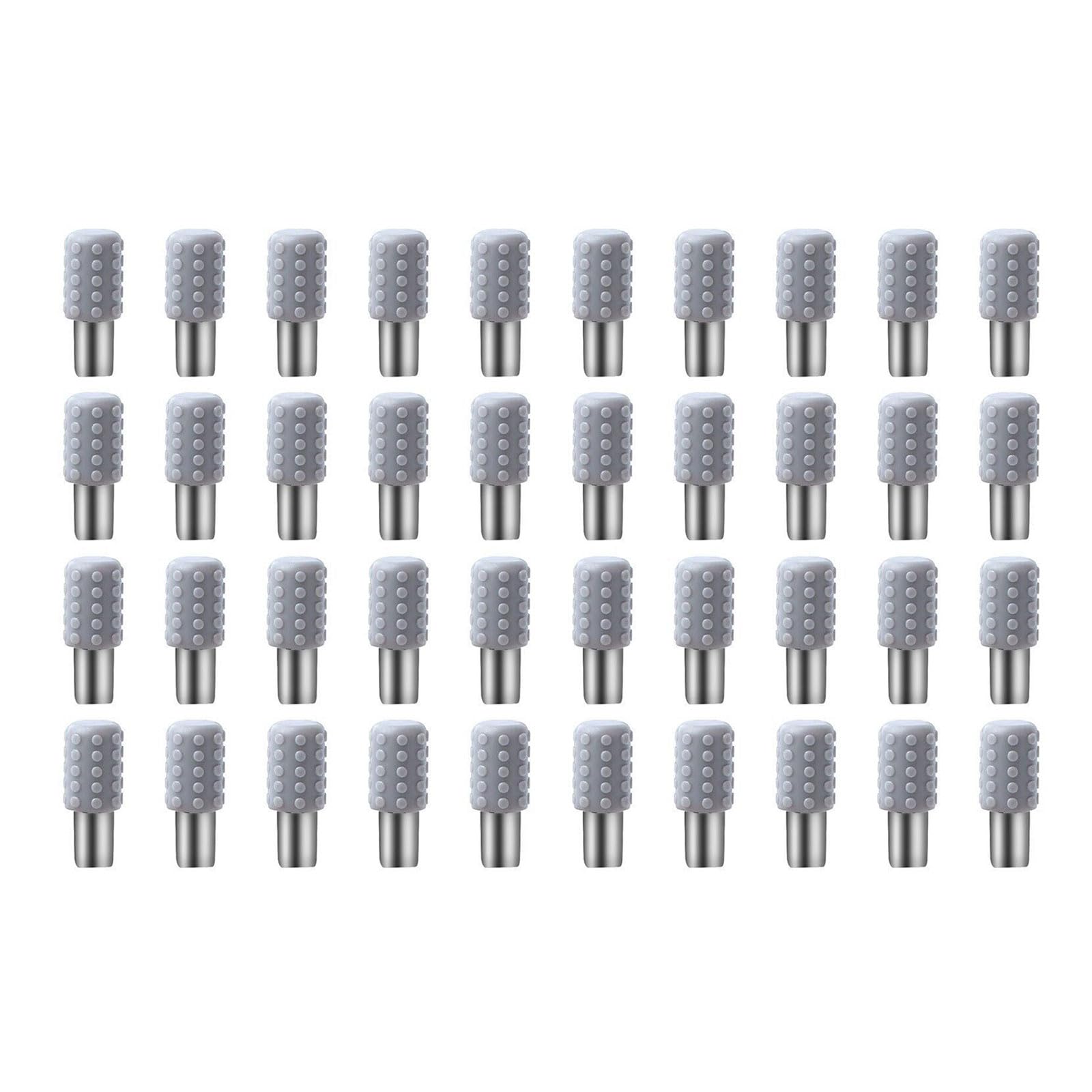 20PCS Tapping Screws with Proof Covers Nonslip Partition Nails Set Stabilize Your Wardrobe & Glass Laminates Proof Cover