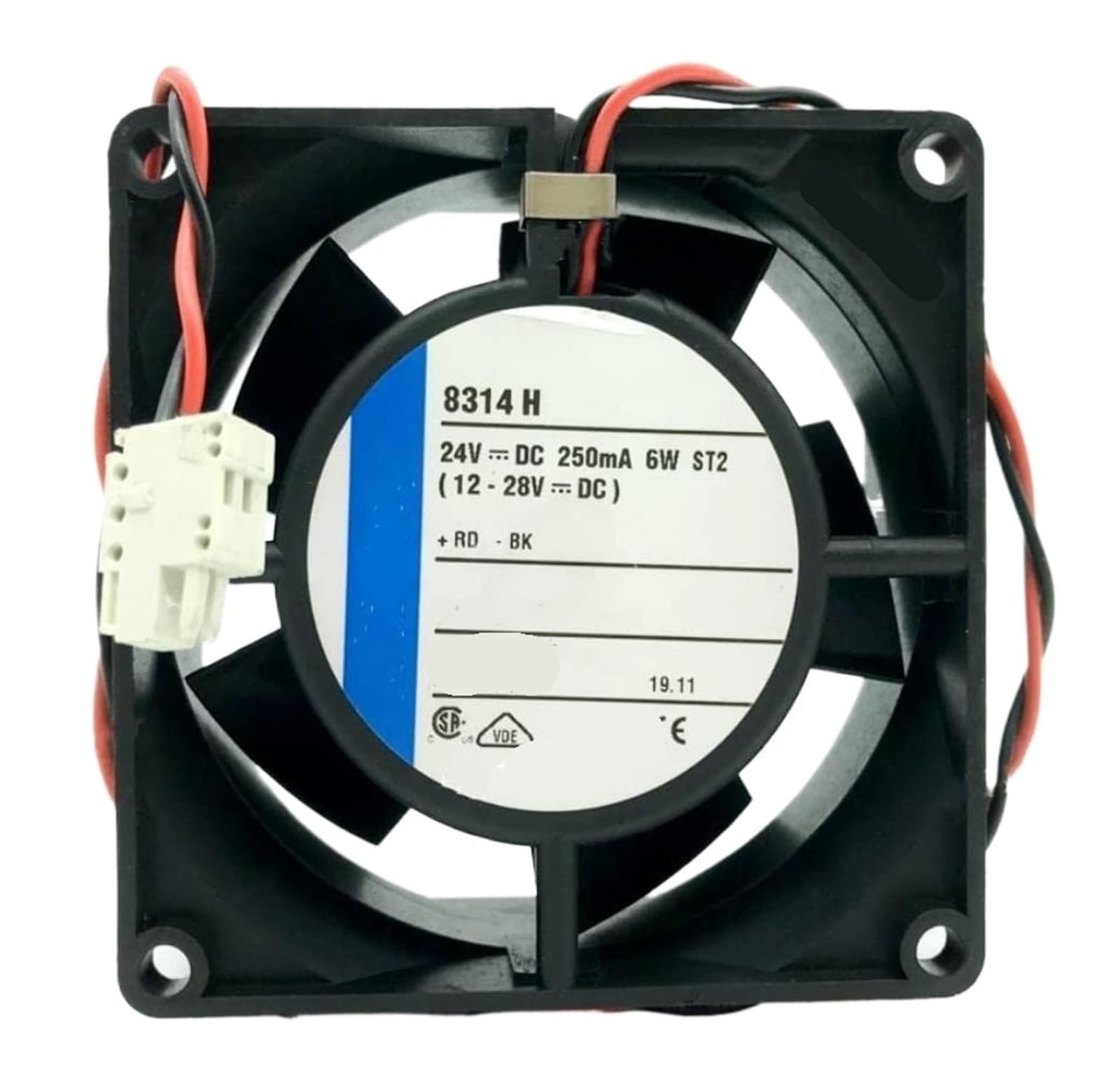 EGTDSFGJA 8314H 8032 80 * 80 * 32mm 24V DC 0.25A 6W 47.1CFM 5000RPM IP20 Cooling Fan