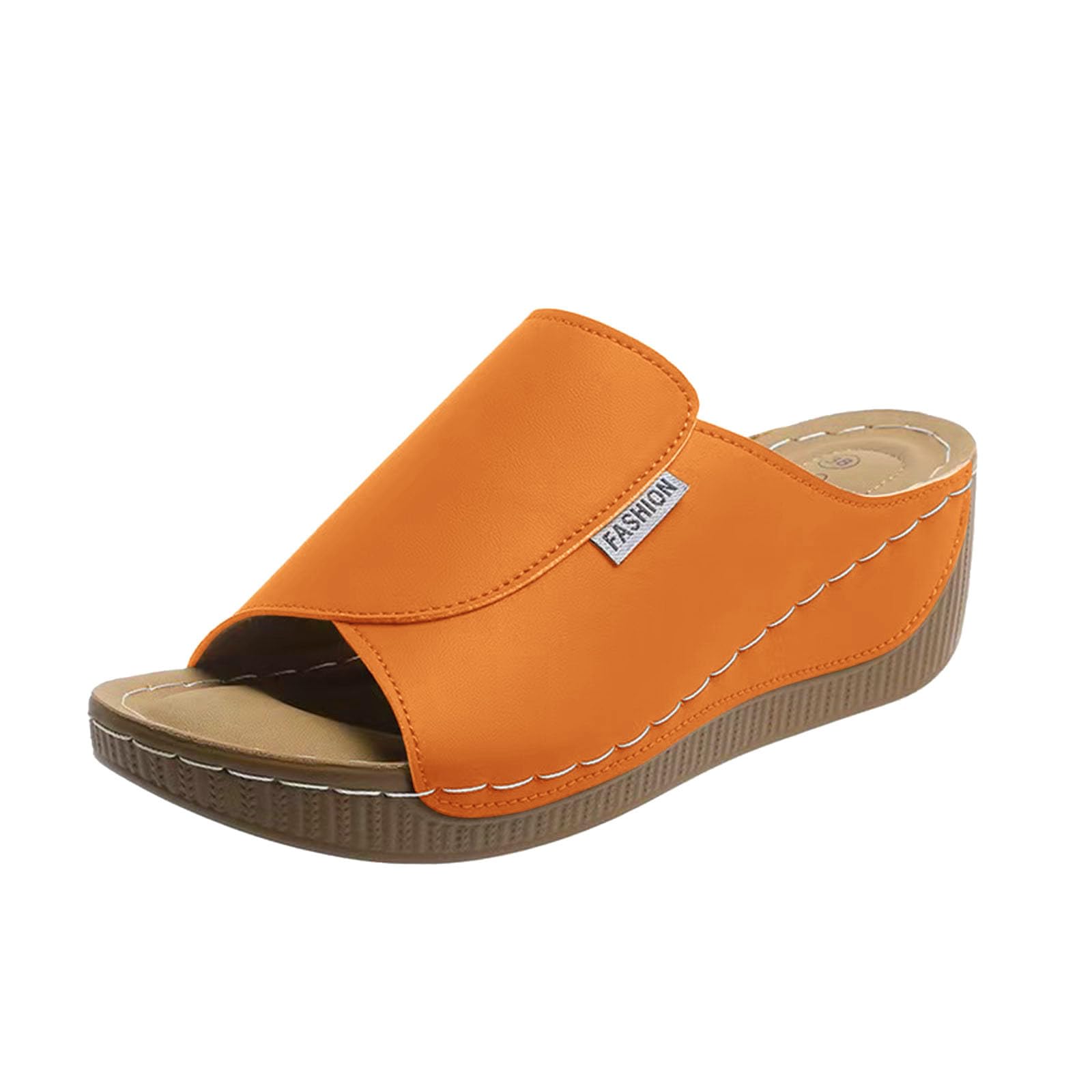 Ciabatte Donna Estive - Ladie Fashion Solid Color Exposed Toe Thick Sole Casual Sandal and Slipper Ciabatte Donna Mare Ortopediche Sandali Sabot Estivi Mare Antiscivolo