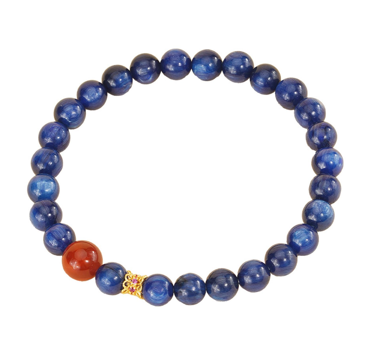 Kristallarmbänder, Natürliches rotes Achat-Kristallarmband,Natürliche Kristalle und Heilsteine,Schmuck,Bringt Glück Reichtum