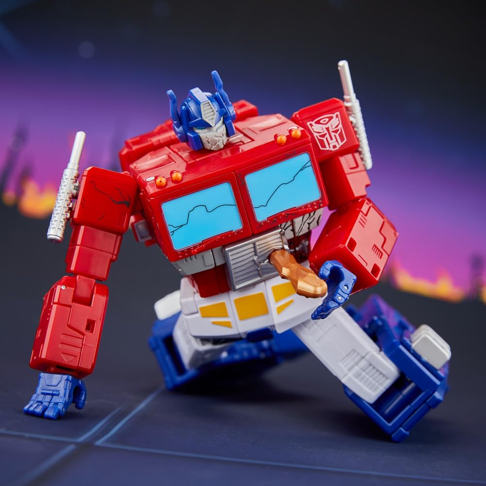Transformers Figurine d'action Studio Series MTMTE Le leader du film Optimus Prime
