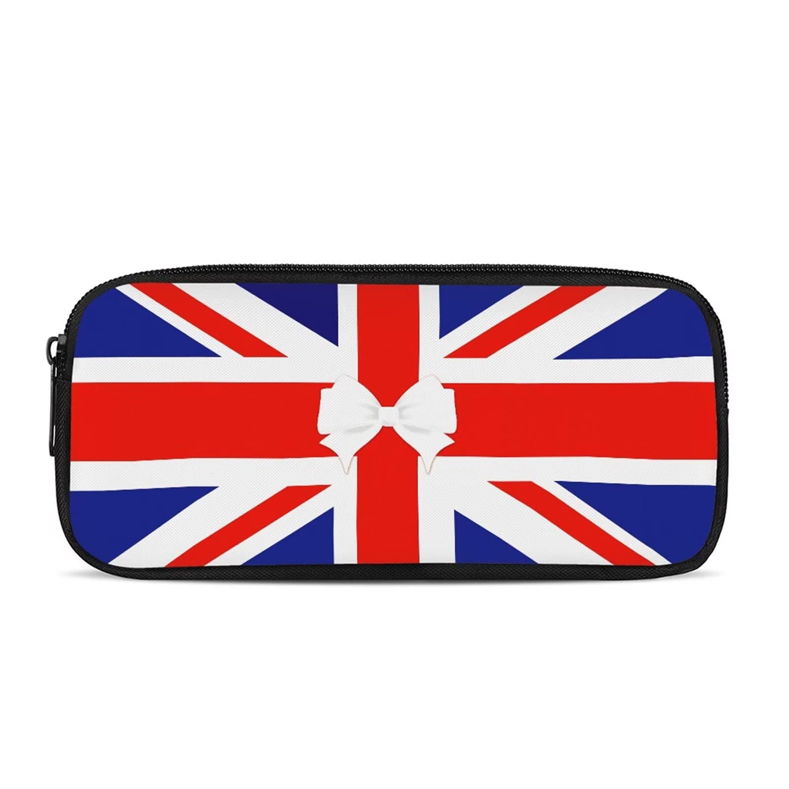 Showudesigns Union Jack Pencil Case Small Pen Pouch for Boys Girls Stationery Storage Bag with Zipper Britain Flag โ image 1