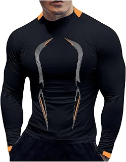Ansenesna Men's Quarter-Zip Sweater Summer Crewneck Mens Shirts Muscle Gym Workout Athletic Shirt Fleece Pullover Cotton Shirts Casual Work T Shirts