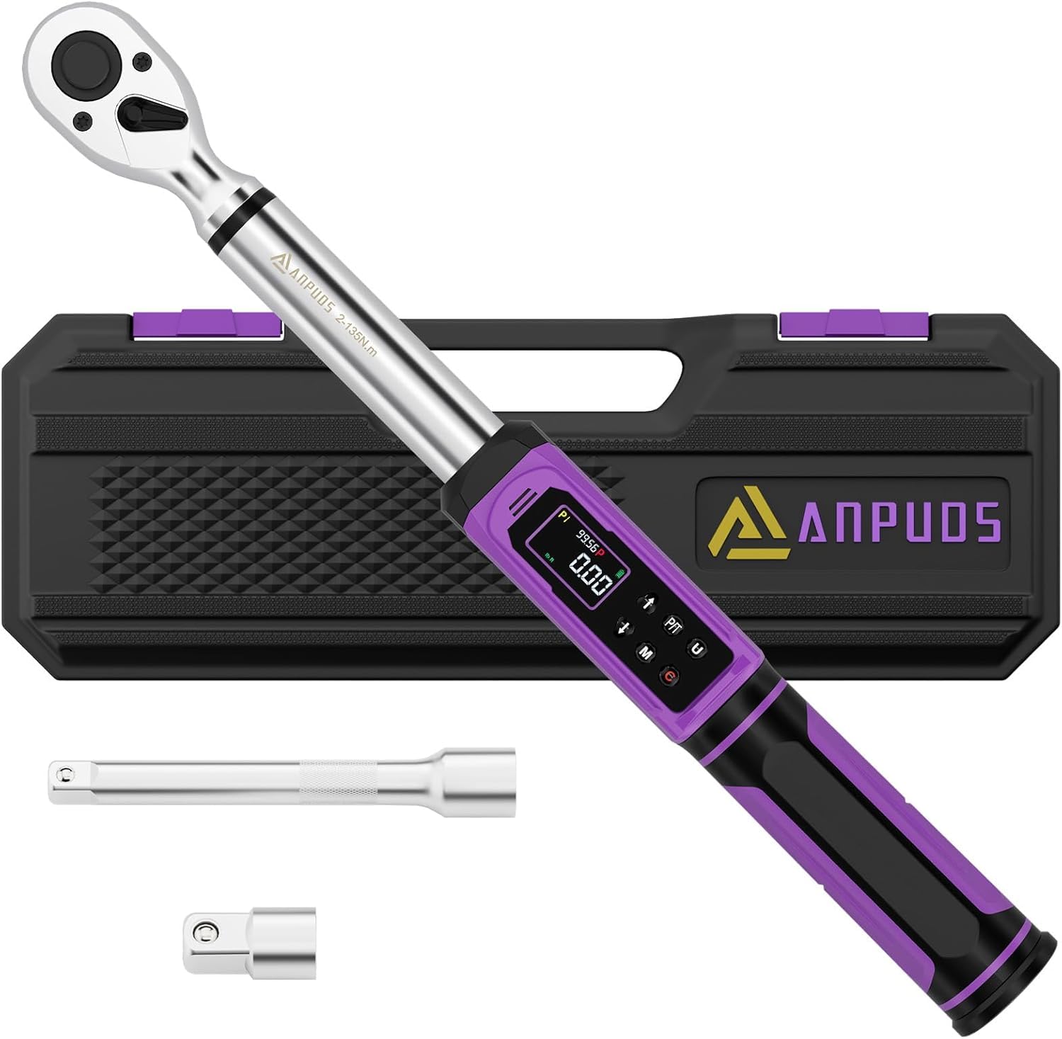 ANPUDS Digital Torque Wrench 3/8 Drive, Model AP6-135