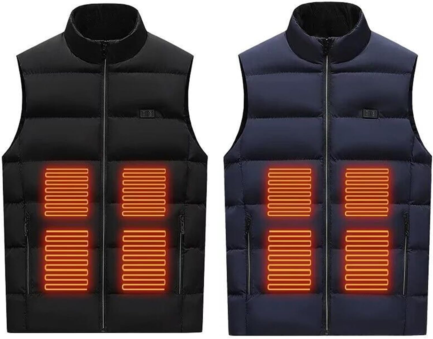 Heated Vest for Women | 11 Heating Zones | Unisex Smart USB Heated Coat Warm Sleeveless Jacket | Daily Wear Blue