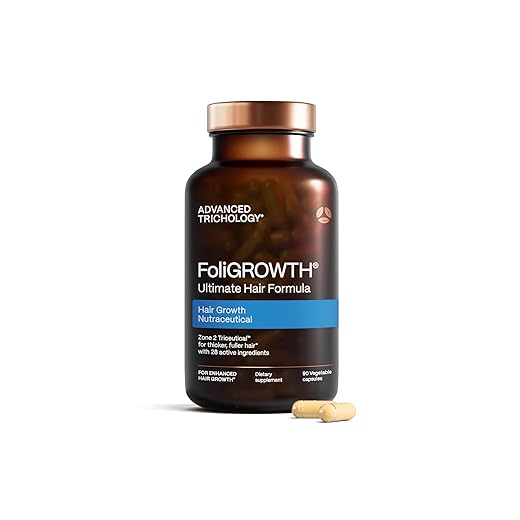 FoliGROWTH™ Hair Growth Supplement for Thicker Fuller Hair | Approved* by the American Hair Loss Association | Revitalize Thinning Hair, Backed by 20 Years of Experience in Hair Loss Treatment Clinics