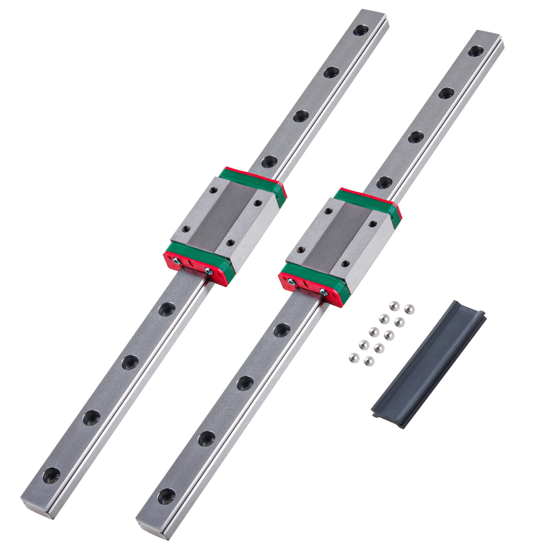 ANWOK MGN12 2PCS Linear Guide Rail 300mm Linear Sliding Guideway with 2PCS MGN12H Sliding Blocks for 3D Printer and CNC Machine (H-Type) as shown S39RB03VPVDVJ16GXT0
