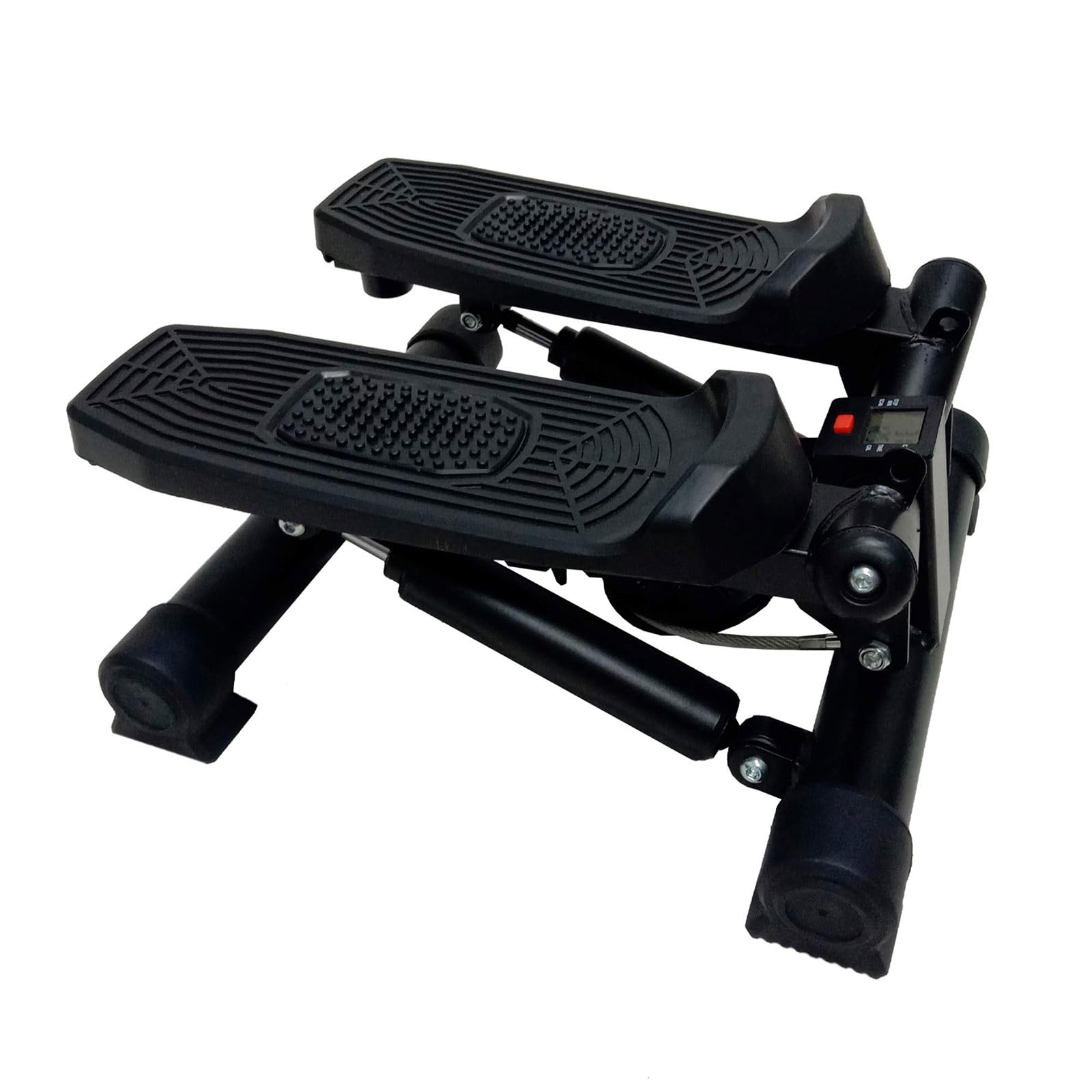 Keboo Mini Stepper Serie 500 con Pantalla LCD Multifunción 38x37x20 cm Fortalece Musculatura | Funciones: Tiempo, Pasos y Calorías | Sistema de Amortiguación