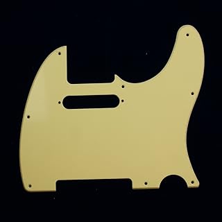 Telecaster Tele Standard Style Guitar pickguard,Single-ply Cream