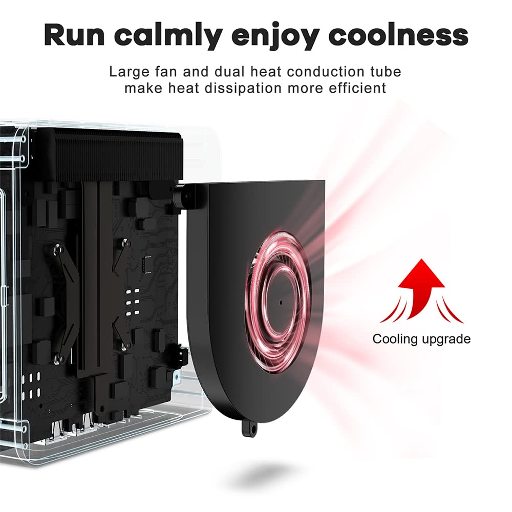 Beelink Mini PC SER4 AMD Ryzen 7 4700U Up to 4.1GHz 8C/8T,SER4 16GB RAM 500GB SSD Graphics 7core 1600 MHz,M.2 SSD NVME 2280GB Mini Computer WiFi 6E BT5.2 — view 7