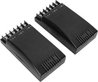 Amplificadores multicanal veicular 2 peças carro ou crossover 2 vias 100 W saída 12V som correto ABS Shell Car Speaker Crossover para veículo