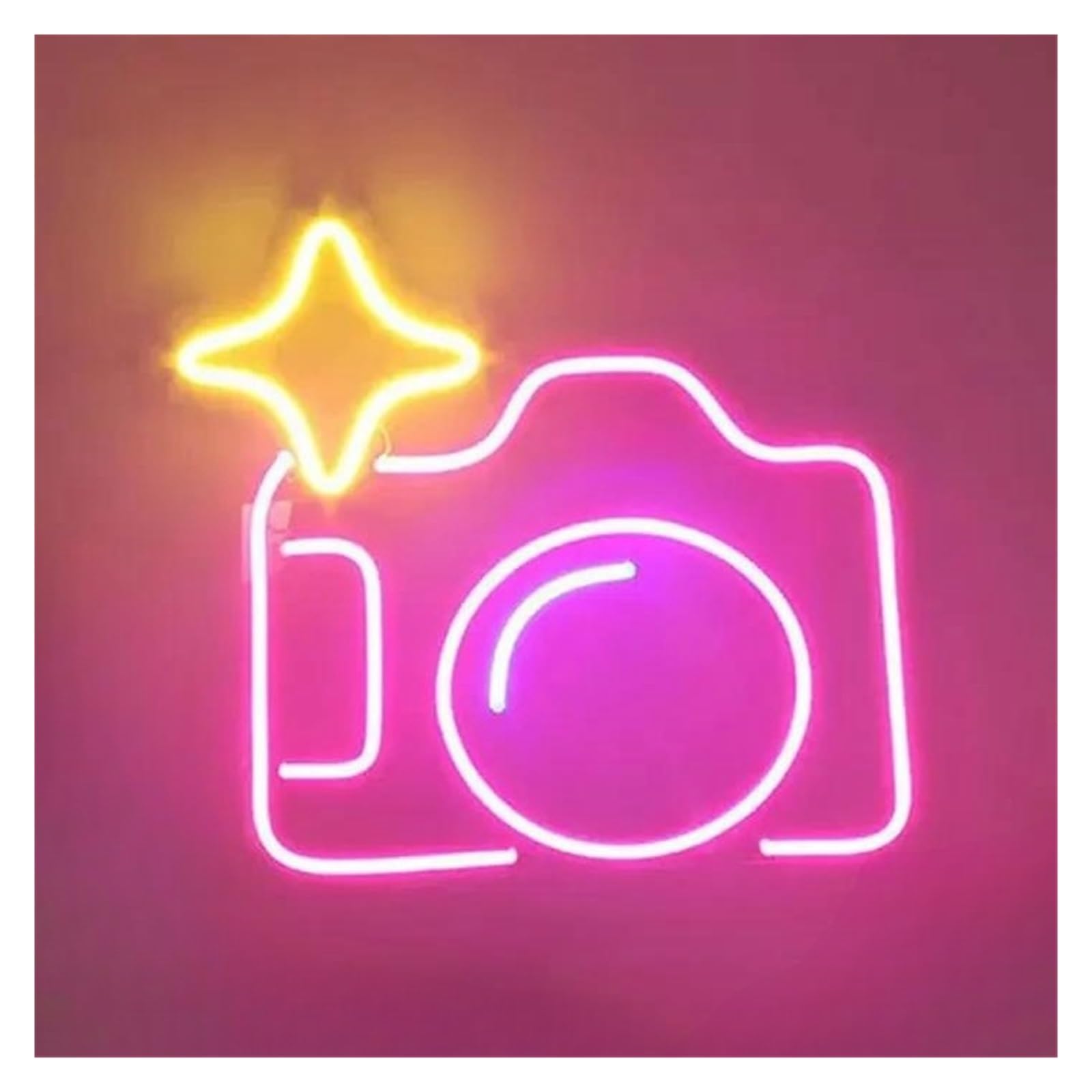 Lemst Boys A Signs Lamp Camer Neon Sign Photography Light Dimmable Usb Powered For Bedroom Bar Club Business Shop Kids Girl Room Wall Rt Decor 38Cmx33cm(A)