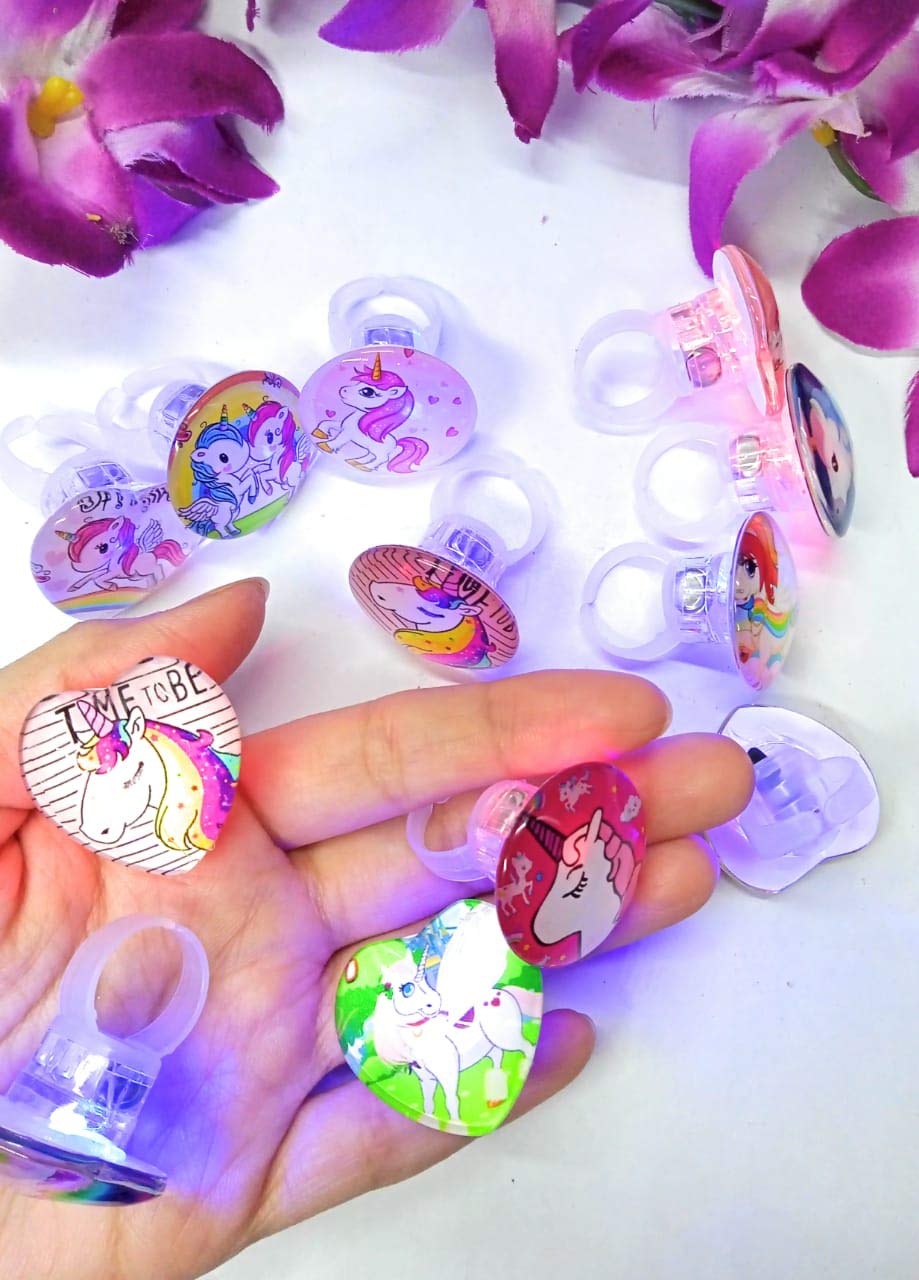 TERA 13 Return gifts For Kids Ring (12 Pcs) Unicorn Ring For Girls, Colourful Light Ring For Kids, Finger Ring For Kids, Unicorn Theme Ring, Birthday Gifts, Kanjak Gifts (B08XM8HNT4) Amazon Price History, Amazon Price Tracker