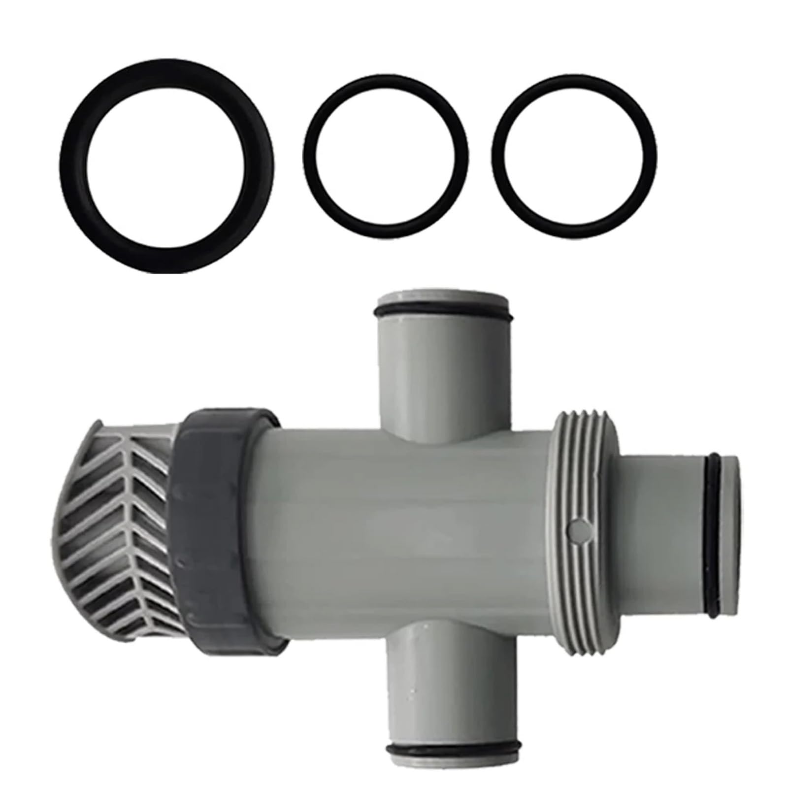 ERRORY Hose Valves Set for Ground Pool Pumps with Replacement Sealing Rings Construction Leak Pool Pumps Accessories