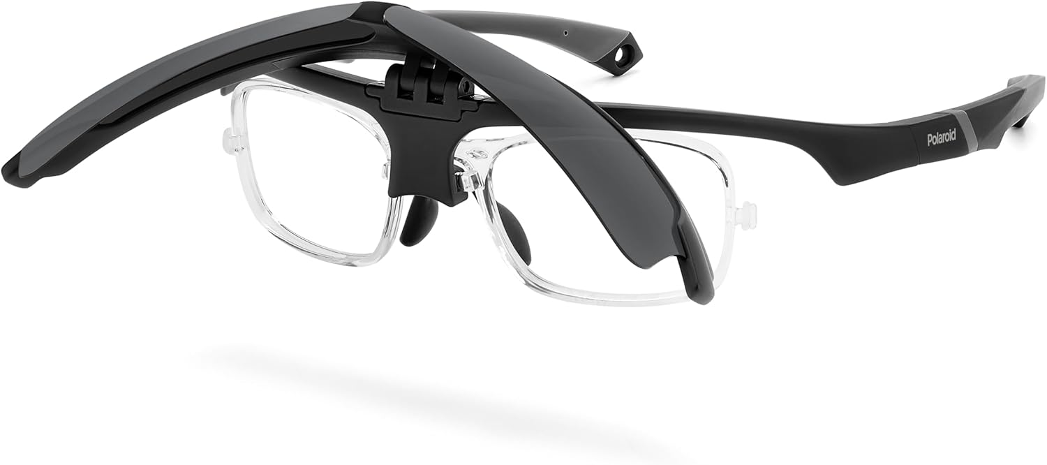 Polaroid Rectangular Matt Blue Polarized Sunglasses