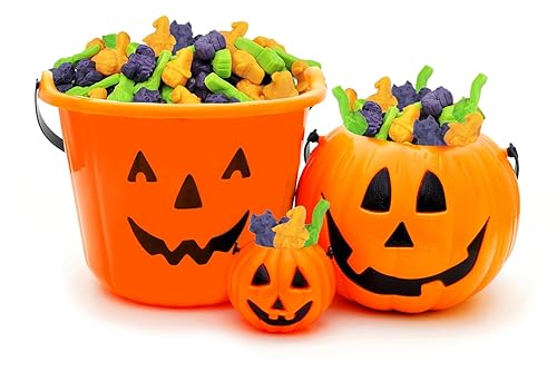 Miniatura 3 de Halloween Spooktacular - Caramelos de mezcla de gomitas, rellenos de bolsas de fiesta para trucos o tratos, recuerdos de fiesta (media libra)