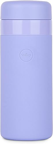 W&P Porter Botella de agua aislada al vacío con revestimiento de cerámica, 16 onzas, lavanda, de acero inoxidable aislado al vacío con revestimiento